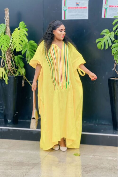 SUNSHINE STRIPE KAFTAN